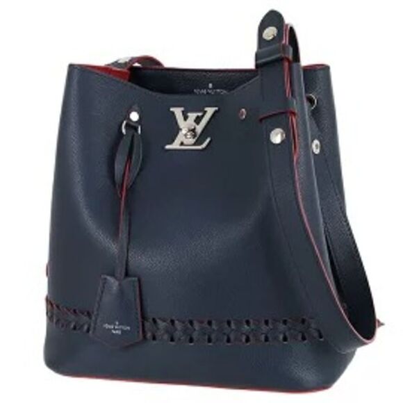 Louis Vuitton Lock Me Bucket Calf Leather Shoulder Bag - Picture 1 of 6